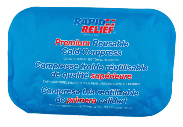 Rapid Relief Premium Re-Usable Cold Compress 8