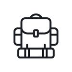 backpack workwear icon