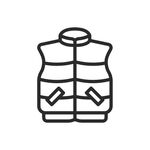 body warmer workwear icon