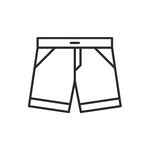 shorts workwear icon