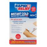 Rapid Relief Instant Cold Pack C/W Self Adhering Wrap 5" x 9" Retail Box