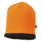 Portwest HA14 Reversible Hi-Vis Beanie Hat, Colour: Orange/Black