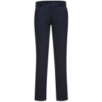 Portwest S232 Stretch Slim Chino Trousers, Colour: Navy, Fit: Regular