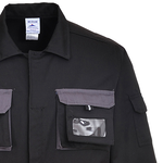 Portwest TX15 Texo Contrast Coverall, Colour: Black