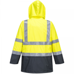 Portwest S779 Bizflame Rain Hi-Vis Multi-Protection Jacket, Colour: Yellow / Navy