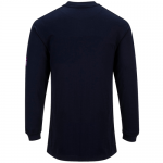 Portwest FR11 Flame Resistant Anti-Static Long Sleeve T-Shirt, Colour: Navy