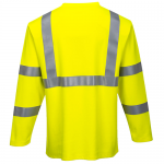 Portwest FR96 Flame Resistant Hi-Vis Long Sleeve T-Shirt