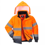 Portwest C468 Hi-Vis 2-in-1 Jacket, Colour: Orange