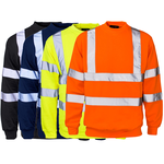 Supertouch Hi-Vis Crew Neck Sweatshirt