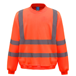 Yoko Hi-Vis Sweatshirt, Colour: Orange