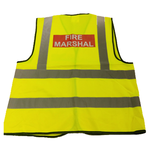 High Visibility Fire Marshal Waistcoat