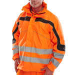 Class 3 Hi Vis Jacket, Railway Certified, Waterproof EN343 3:3, Orange