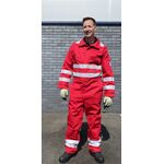 red flame retardant coveralls