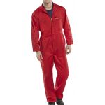 SUPER CLICK HEAVY WEIGHT BOILERSUIT RED