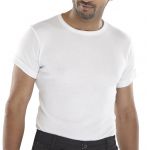 Click Short Sleeve Thermal Vest White