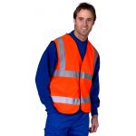 B-Seen EN ISO 20471 Orange Vest (Pack of 100)