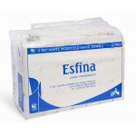 Esfina Interfold Hand Towel White