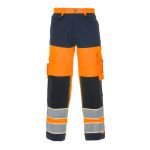 Idstein High Visibility Two Tone Orange / Navy Trousers