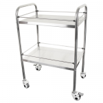 Click Medical Two Tier Stainless Steel Medical Trolley