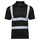 Supertouch Hi-Vis Bird Eye Polo Shirt, Colour: Black