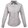 PR300 Premier Ladies Long Sleeve Poplin Blouse, Colour: Silver
