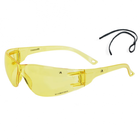 Beeswift Performance Wrap Around Spectacles, Colour : Yellow - ZZ0090Y