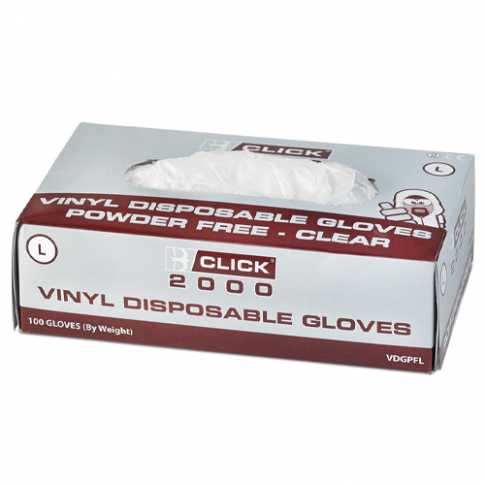 Vinyl Gloves Powder Free Clear (Pack Of 1000)