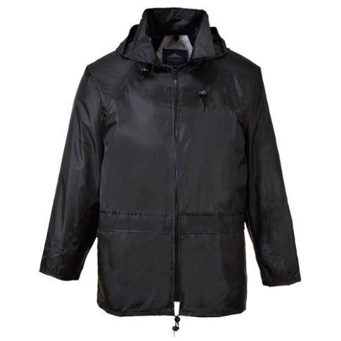 Portwest S440 Classic Rain Jacket, Colour: Black