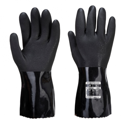 ESD PVC Chemical Gauntlet