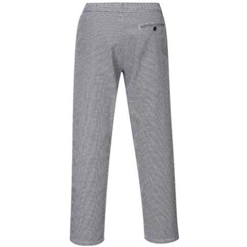Portwest S068 Unisex Harrow Chefs Trousers, Colour: Houndstooth