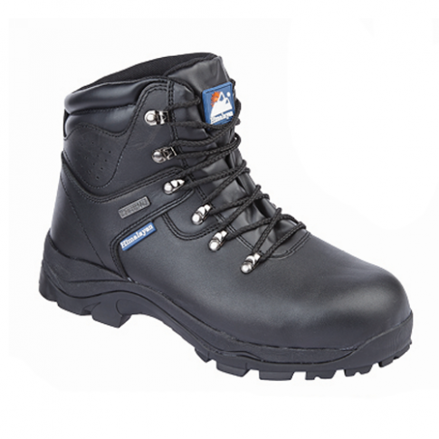 Himalayan Black Leather Fully Waterproof Safety Boot