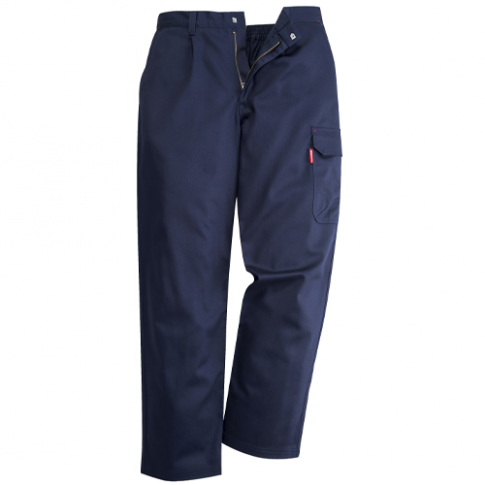 Portwest BZ31 Bizweld FR Cargo Pants, Colour: Navy