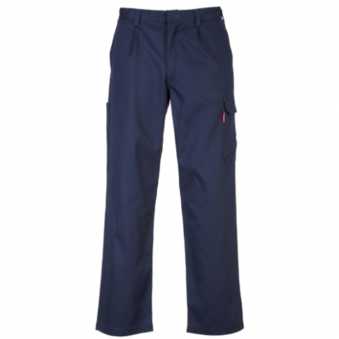 Portwest BZ31 Bizweld FR Cargo Pants, Colour: Navy