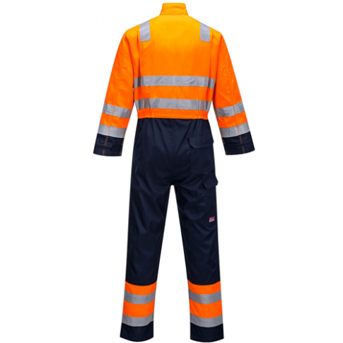 Portwest MV29 Modaflame RIS Orange/Navy Coverall