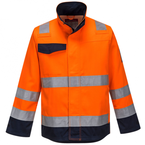 Portwest MV35 Modaflame RIS Orange/Navy Jacket