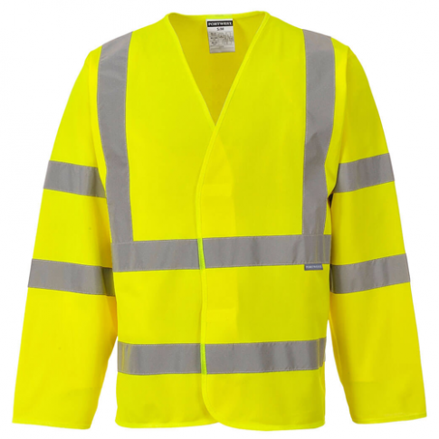 Portwest C473 Hi-Vis Two Band & Brace Jacket, Colour: Yellow