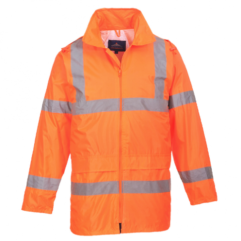 Portwest H440 Hi-Vis Rain Jacket, Colour: Orange