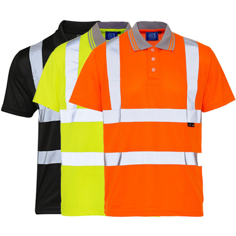 Supertouch Hi-Vis Bird Eye Polo Shirt