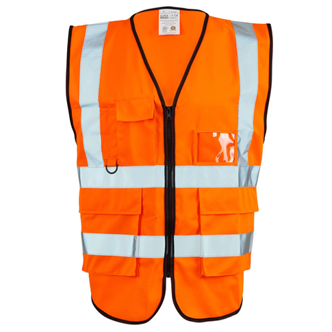 Supertouch Hi-Vis Executive Vest, Colour: Orange