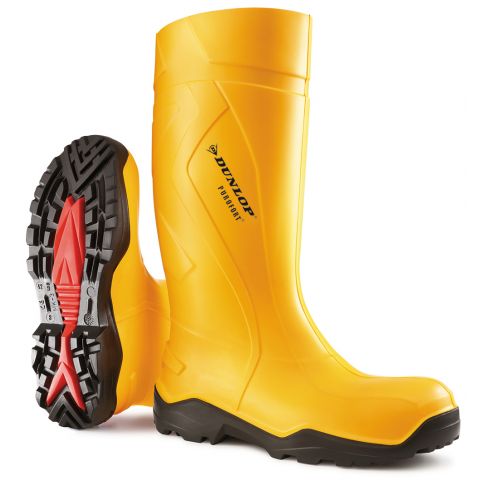 DUNLOP PUROFORT+ FULL SAFETY WELLINGTON YELLOW