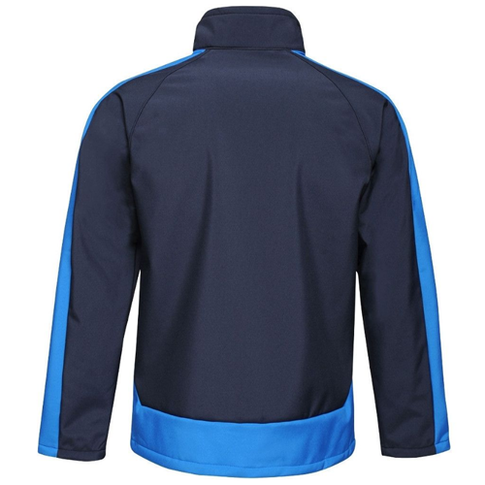 Regatta TRA618 Contrast Three Layer Softshell Jacket, Colour: Navy / Royal Blue