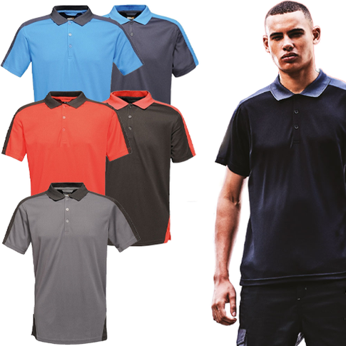 Regatta TRS174 Contrast Workwear Coolweave Quick Dry Polo Shirt