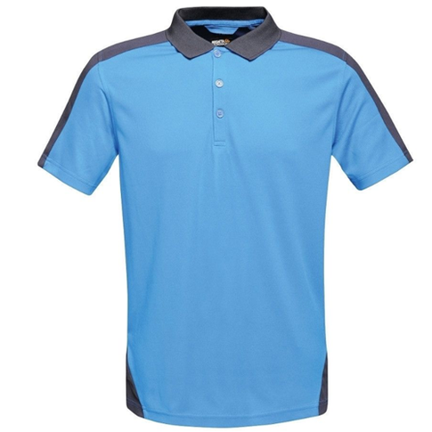 Regatta TRS174 Contrast Workwear Coolweave Quick Dry Polo Shirt, Colour: Royal Blue / Navy