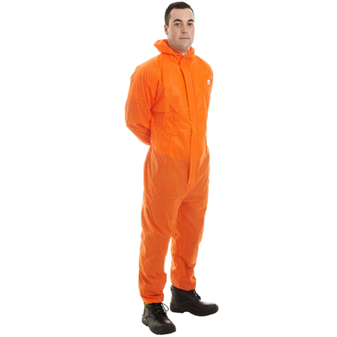 Supertouch Supertex SMS Type 5/6 Coverall (Case of 50), Colour: Orange
