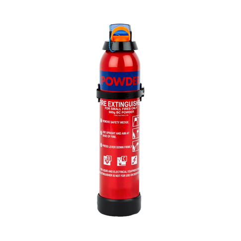 FireShield 600g BC dry powder fire extinguisher front view