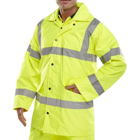 B-Seen Lightweight EN471 Jacket Saturn Yellow