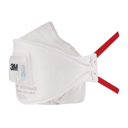 3M 9332+GEN3 Aura FFP3V Mask (Pack of 10)